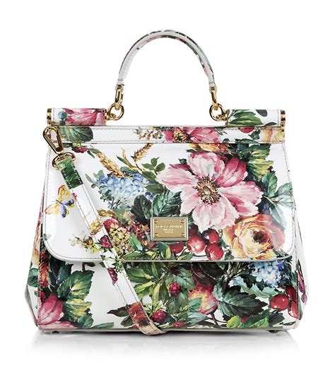 dolce and gabbana floral handbag|authentic dolce and gabbana handbags.